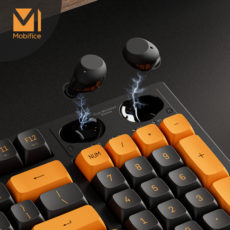 MOBIFICE K202S The World's First Keyboard & Earbuds Combo