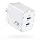PC fireproof shell, thermal conductive silica and smart GaN chips with multiple safety protections.