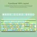 XTREMTEC K303M Cute Round Keycaps Wireless Keyboard and Mouse Combo