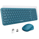 XTREMTEC K101A 2.4G Ultra Thin Quiet Wireless Keyboard and Mouse Combo Cute Keyboard Kawaii Keyboard