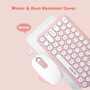 XTREMTEC K101A 2.4G Ultra Thin Quiet Wireless Keyboard and Mouse Combo Cute Keyboard Kawaii Keyboard