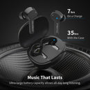 XTREMTEC XT300 Wireless Bluetooth Earbuds, ANC & ENC Noise Canceling,with Wireless Charging Case