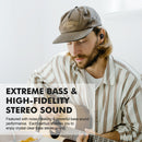 XTREMTEC K101 2.4G Ultra Thin Quiet Wireless Keyboard and Mouse and XT100 Wireless Bluetooth Earbuds Combo