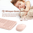 MOBIFICE XT-K102 2.4G Ultra Thin Quiet Wireless Keyboard and Mouse Combo