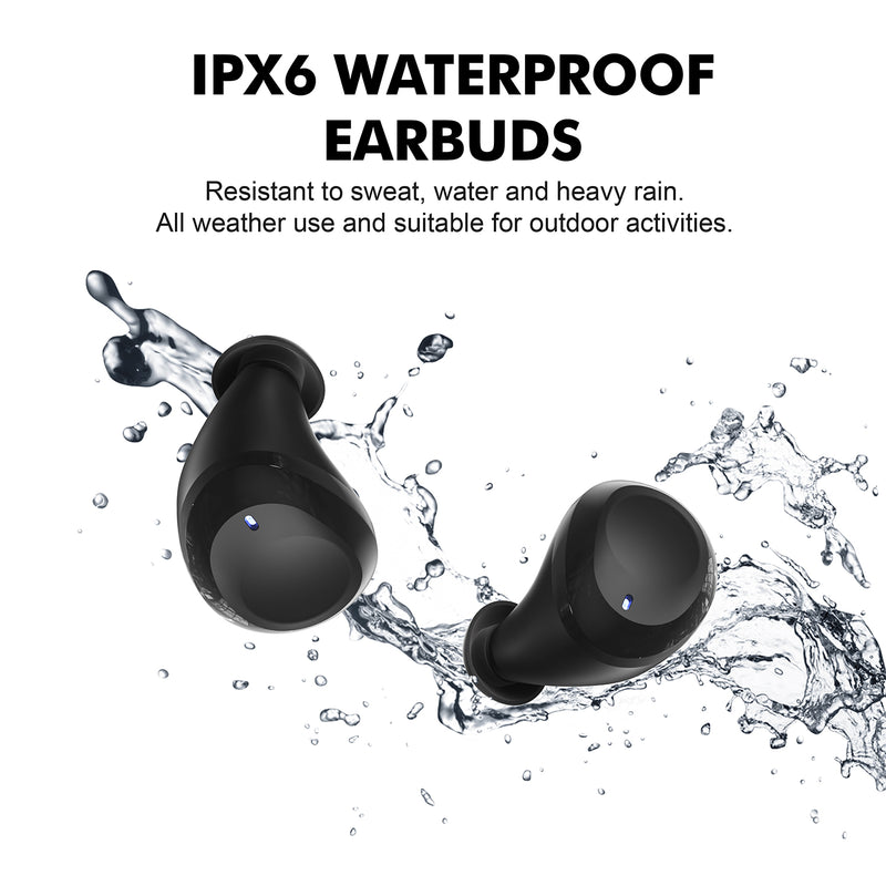 XTREMTEC XT100 Wireless Bluetooth Earbuds for iPhone/Android with Mic Waterproof