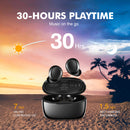 XTREMTEC K101 2.4G Ultra Thin Quiet Wireless Keyboard and Mouse and XT100 Wireless Bluetooth Earbuds Combo