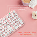 XTREMTEC K101A 2.4G Ultra Thin Quiet Wireless Keyboard and Mouse Combo Cute Keyboard Kawaii Keyboard