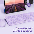 XTREMTEC K101A 2.4G Ultra Thin Quiet Wireless Keyboard and Mouse Combo Cute Keyboard Kawaii Keyboard
