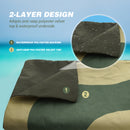 HAPILI Beach Blanket (Military Green) 78"x 56" Picnic Blankets, Camping Blanket, Picnic Mat for Travel, Outdoor Use, Waterproof & Sandproof