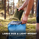 HAPILI Beach Blanket (Military Green) 78"x 56" Picnic Blankets, Camping Blanket, Picnic Mat for Travel, Outdoor Use, Waterproof & Sandproof