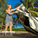 HAPILI Beach Blanket (Military Green) 78"x 56" Picnic Blankets, Camping Blanket, Picnic Mat for Travel, Outdoor Use, Waterproof & Sandproof