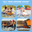 HAPILI Beach Blanket (Pink) 78"x 56" Picnic Blankets, Camping Blanket, Picnic Mat for Travel, Outdoor Use, Waterproof & Sandproof