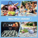 HAPILI Beach Blanket (Pink) 78"x 56" Picnic Blankets, Camping Blanket, Picnic Mat for Travel, Outdoor Use, Waterproof & Sandproof