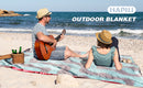 HAPILI Beach Blanket (Pink) 78"x 56" Picnic Blankets, Camping Blanket, Picnic Mat for Travel, Outdoor Use, Waterproof & Sandproof