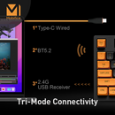 MOBIFICE K202S The World's First Keyboard & Earbuds Combo