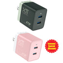 XTREMTEC PD 47W (2-Port USB-C) GaN Mini Fast Charger