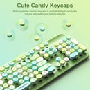 XTREMTEC K303M Cute Round Keycaps Wireless Keyboard and Mouse Combo