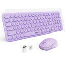 XTREMTEC K101A 2.4G Ultra Thin Quiet Wireless Keyboard and Mouse Combo Cute Keyboard Kawaii Keyboard