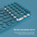 XTREMTEC K101A 2.4G Ultra Thin Quiet Wireless Keyboard and Mouse Combo Cute Keyboard Kawaii Keyboard