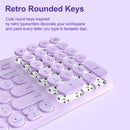 XTREMTEC K101A 2.4G Ultra Thin Quiet Wireless Keyboard and Mouse Combo Cute Keyboard Kawaii Keyboard