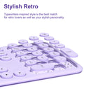 MOBIFICE XT-K102 2.4G Ultra Thin Quiet Wireless Keyboard and Mouse Combo