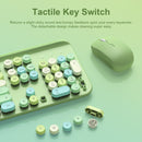XTREMTEC K303M Cute Round Keycaps Wireless Keyboard and Mouse Combo