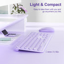 MOBIFICE XT-K102 2.4G Ultra Thin Quiet Wireless Keyboard and Mouse Combo