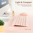 MOBIFICE XT-K102 2.4G Ultra Thin Quiet Wireless Keyboard and Mouse Combo
