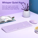 XTREMTEC K101A 2.4G Ultra Thin Quiet Wireless Keyboard and Mouse Combo Cute Keyboard Kawaii Keyboard