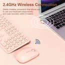 MOBIFICE XT-K102 2.4G Ultra Thin Quiet Wireless Keyboard and Mouse Combo