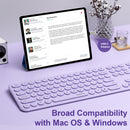 MOBIFICE XT-K102 2.4G Ultra Thin Quiet Wireless Keyboard and Mouse Combo