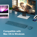 MOBIFICE XT-K102 2.4G Ultra Thin Quiet Wireless Keyboard and Mouse Combo