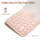 MOBIFICE XT-K102 2.4G Ultra Thin Quiet Wireless Keyboard and Mouse Combo