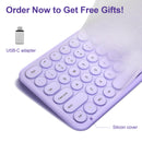 MOBIFICE XT-K102 2.4G Ultra Thin Quiet Wireless Keyboard and Mouse Combo