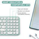 XTREMTEC K101A 2.4G Ultra Thin Quiet Wireless Keyboard and Mouse Combo Cute Keyboard Kawaii Keyboard