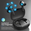 XTREMTEC XT300 Wireless Bluetooth Earbuds, ANC & ENC Noise Canceling,with Wireless Charging Case