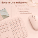 MOBIFICE XT-K102 2.4G Ultra Thin Quiet Wireless Keyboard and Mouse Combo