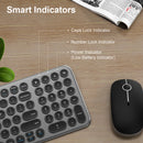 XTREMTEC K101 2.4G Ultra Thin Quiet Wireless Keyboard and Mouse and XT100 Wireless Bluetooth Earbuds Combo